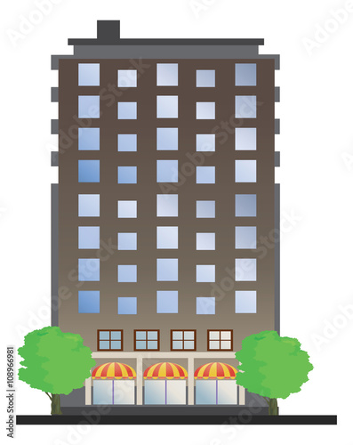residential buildings - vector