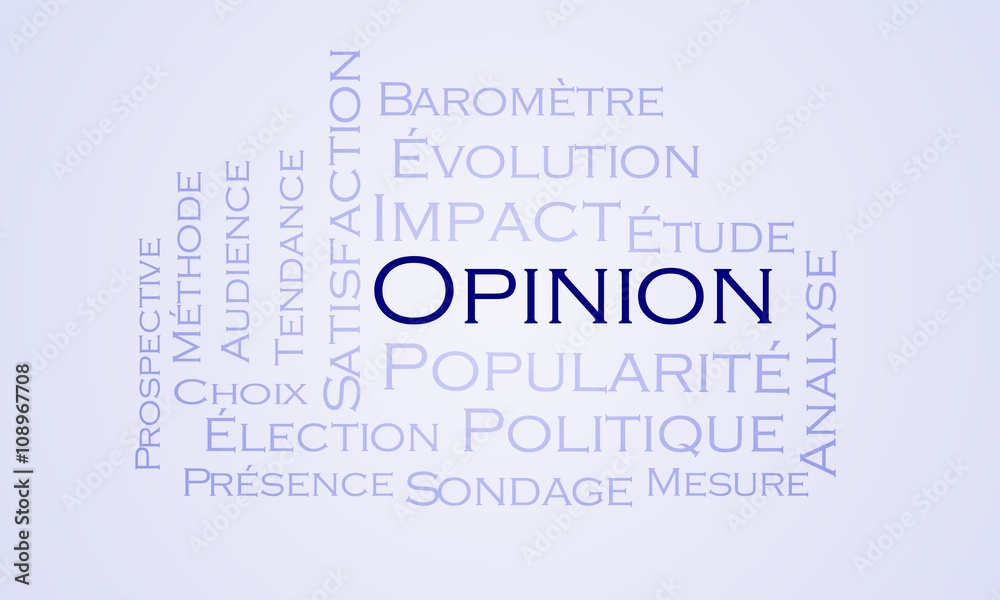 Fototapeta premium Diapo Sondage
