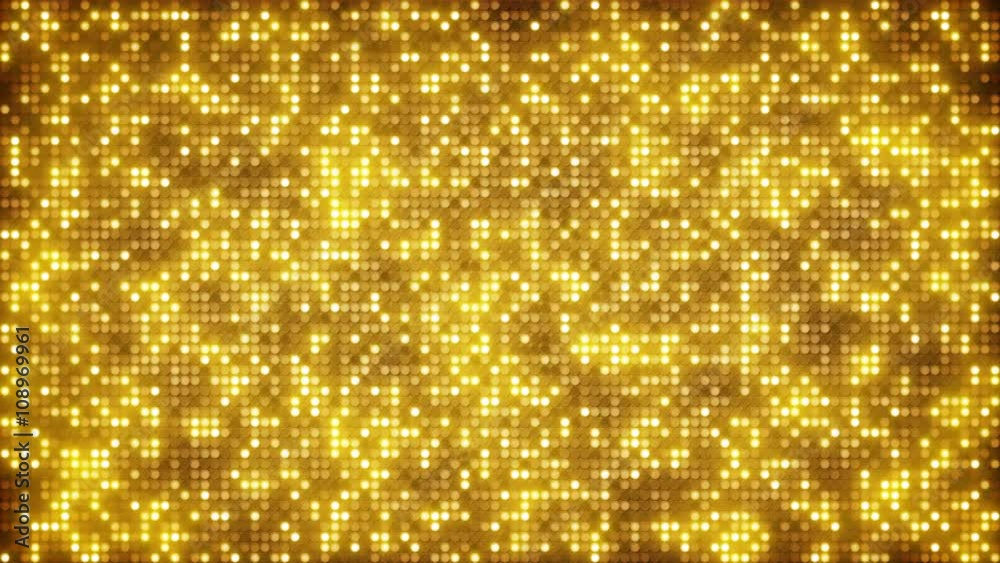 Gold glitter dots loopable background 4k (4096x2304)
