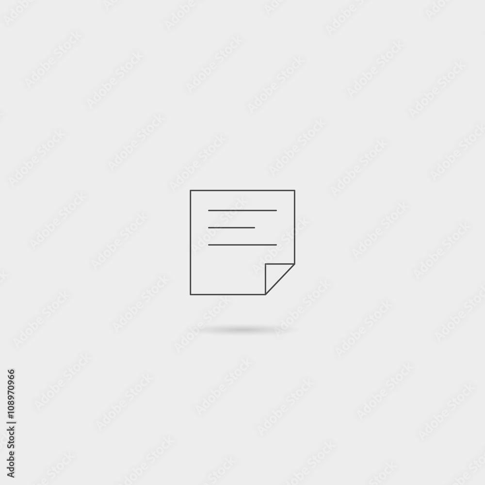 Vector Thin Line Icon Vector Thin Line Icon