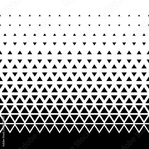 Seamless Triangle Pattern Background. Retro Vintage Design Vector.