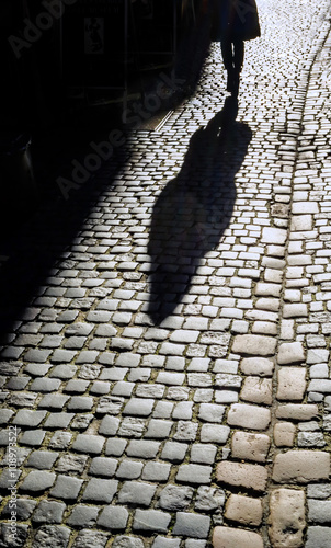 Photos Anonymer Schatten einer Frau