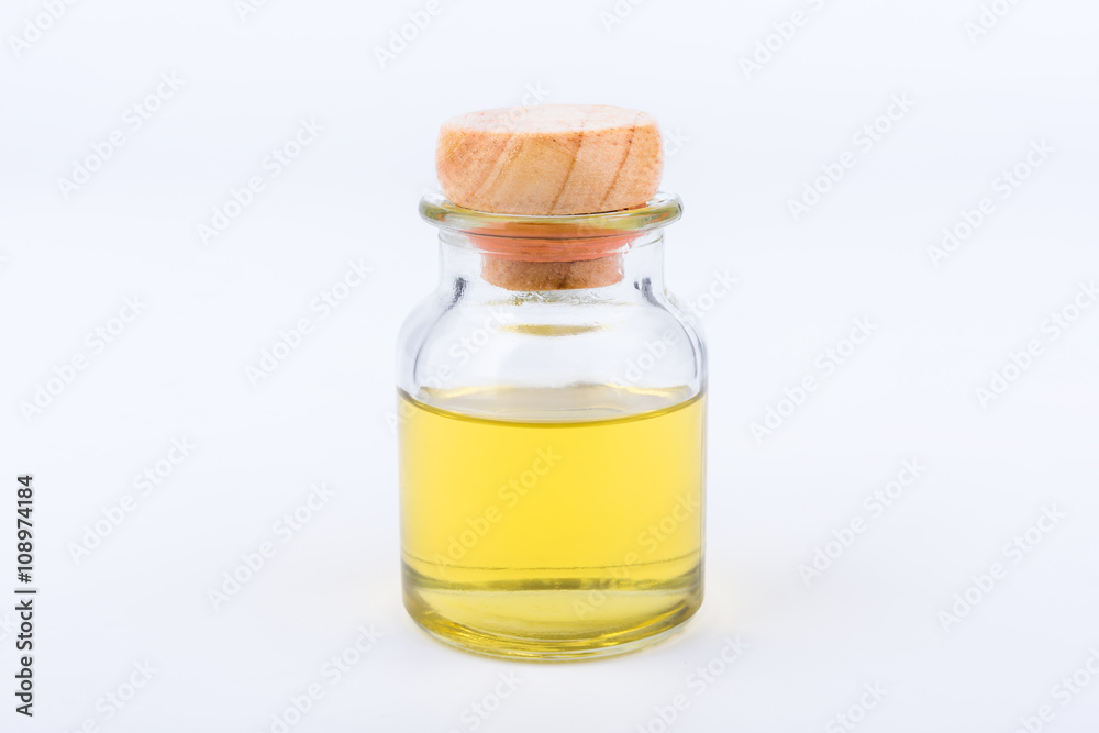 oil bottle on the white background, isolated oil bottle on the white background, isolated
