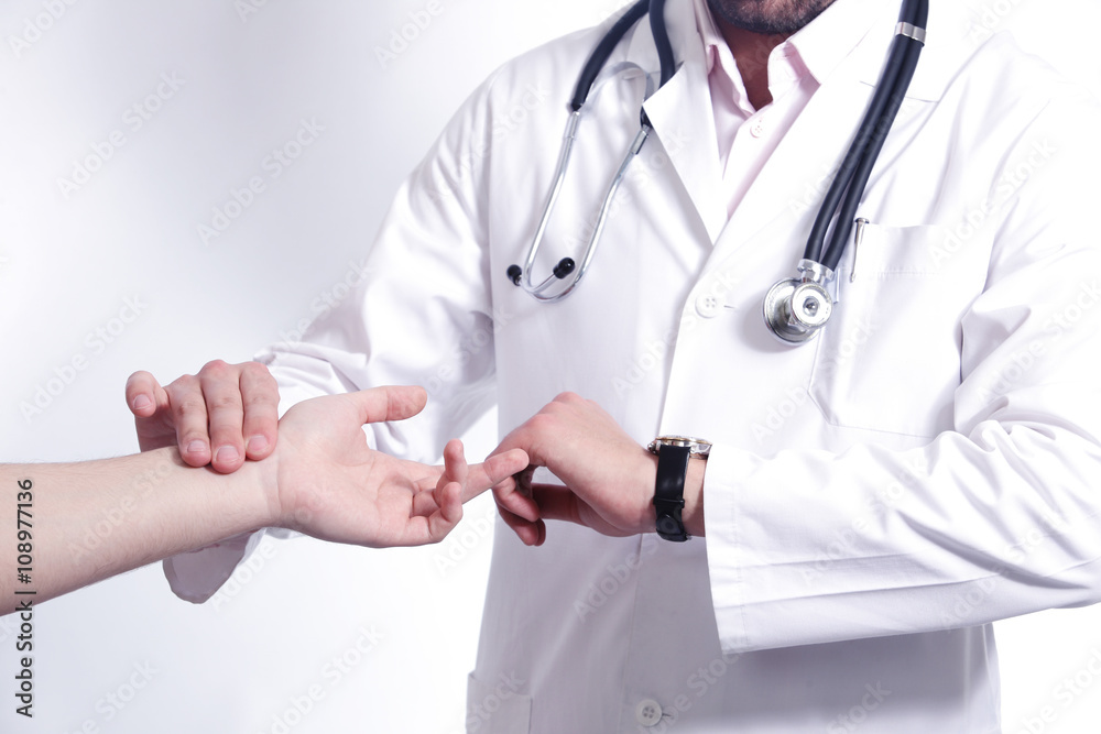 Doctor in a white coat Doctor in a white coat