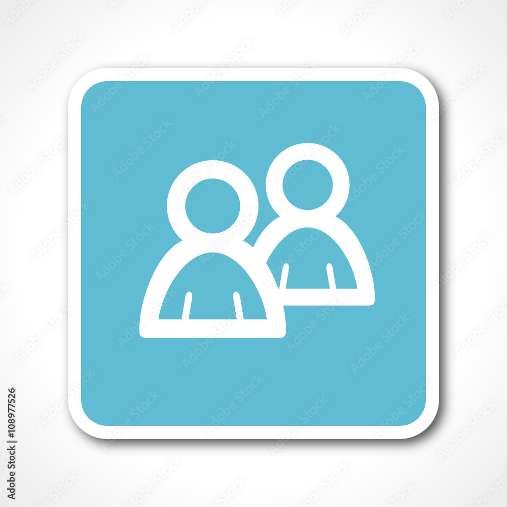 flat design forum blue square web vector icon flat design forum blue square web vector icon