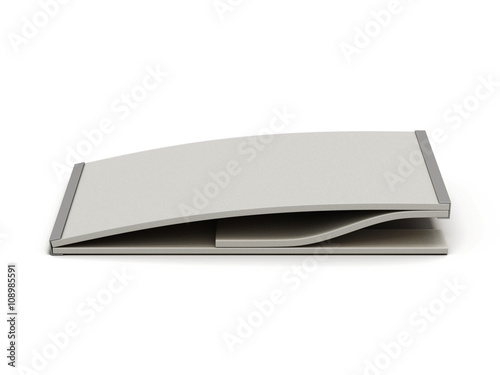 Foto Gymnastic springboard isolated on white background