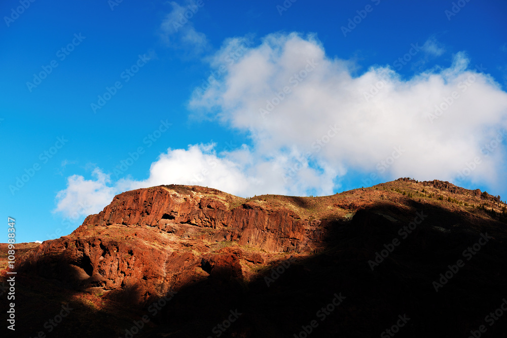 Natural Park of Pilancones in Gran Canaria, Canary Islands, Spain