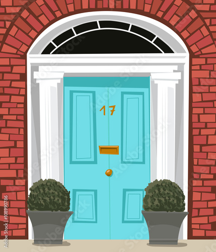 Old Style Front Door.