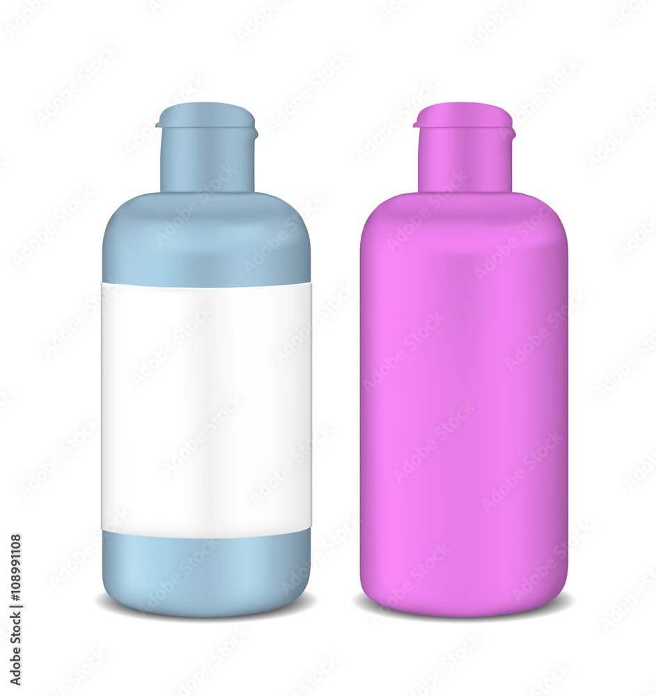 Plastic color lotion bottle template Plastic color lotion bottle template
