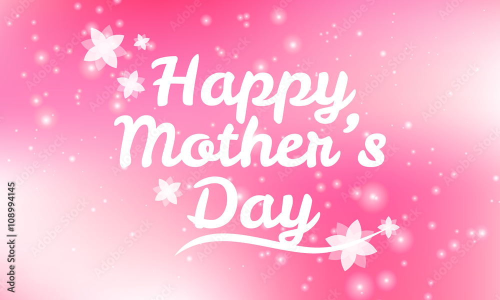 Happy Mother's day vector card design. Celebrate mother day with this lovely card design as a present for your mother in her day, make she has a happy mother's day with this artwork