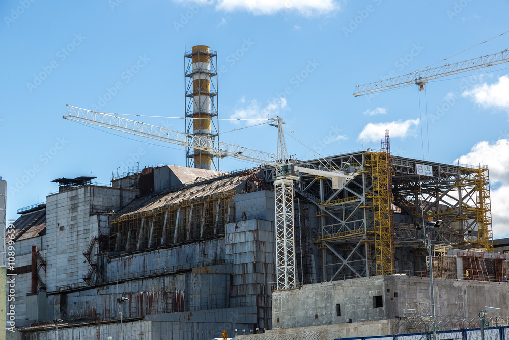 The Chernobyl nuclear power plant