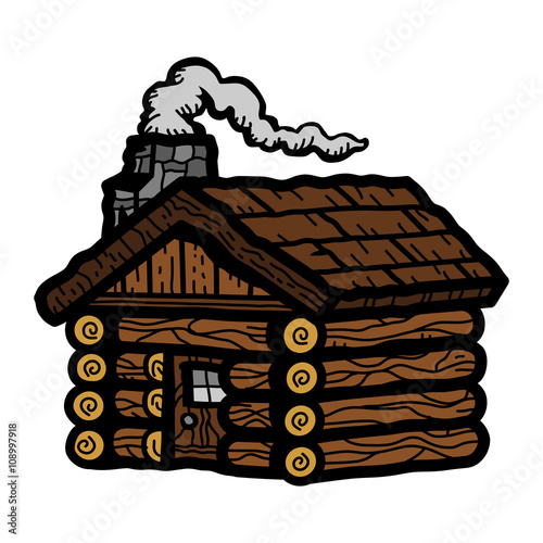 Log Cabin vector icon