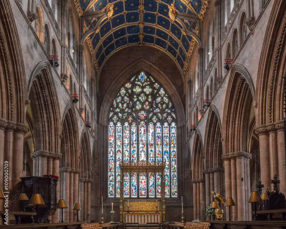 Carlisle Cathedral Nave Altar Stained Glass