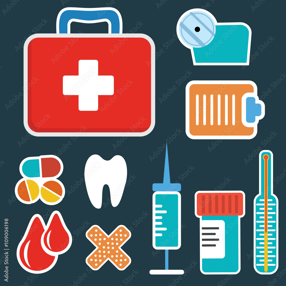 Obraz premium First aid kit box