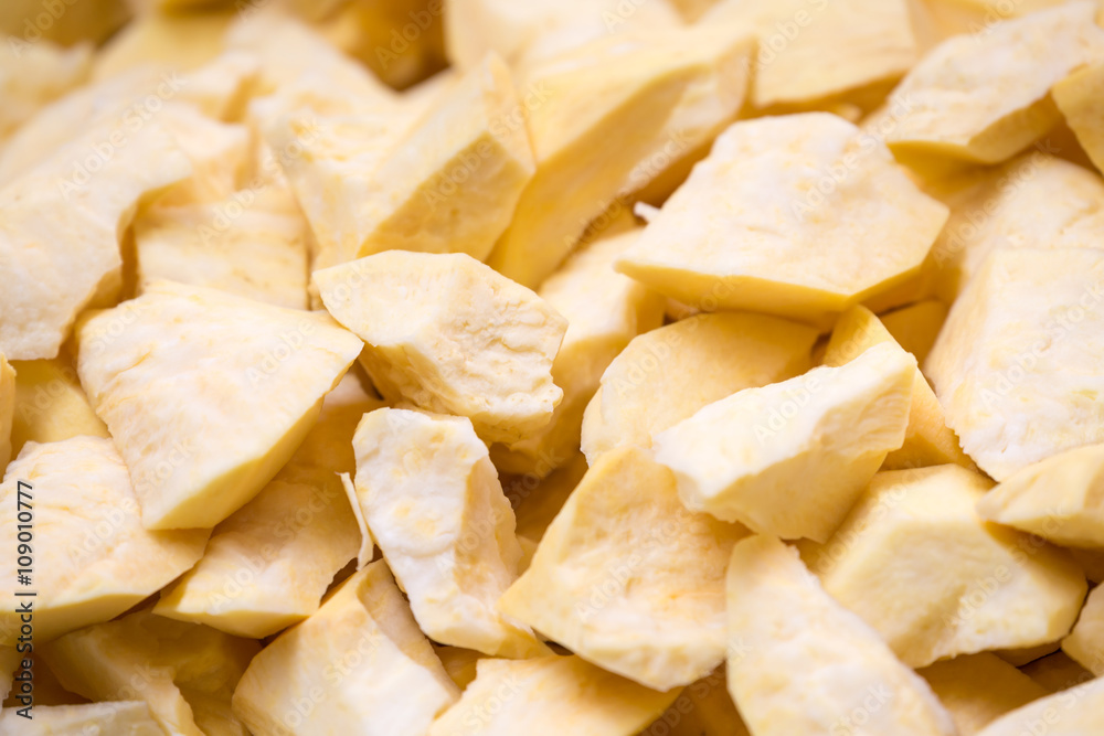 Sliced potatoes Sliced potatoes
