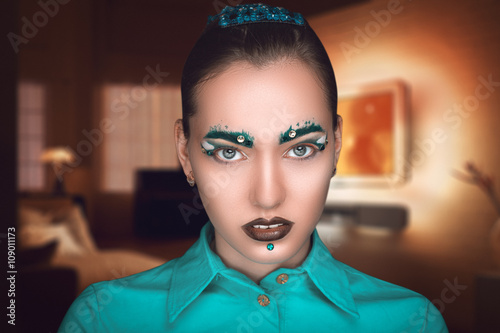 Foto Woman art make up