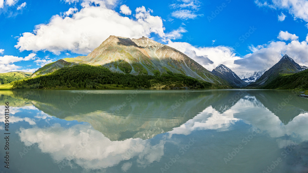 Panorama Akkem lakes