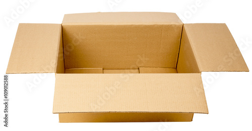 Open cardboard box © cherezoff
