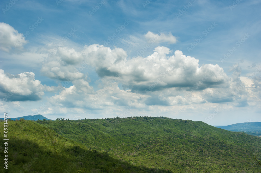 Landscape with mountains covered forests,Thailand Landscape with mountains covered forests,Thailand