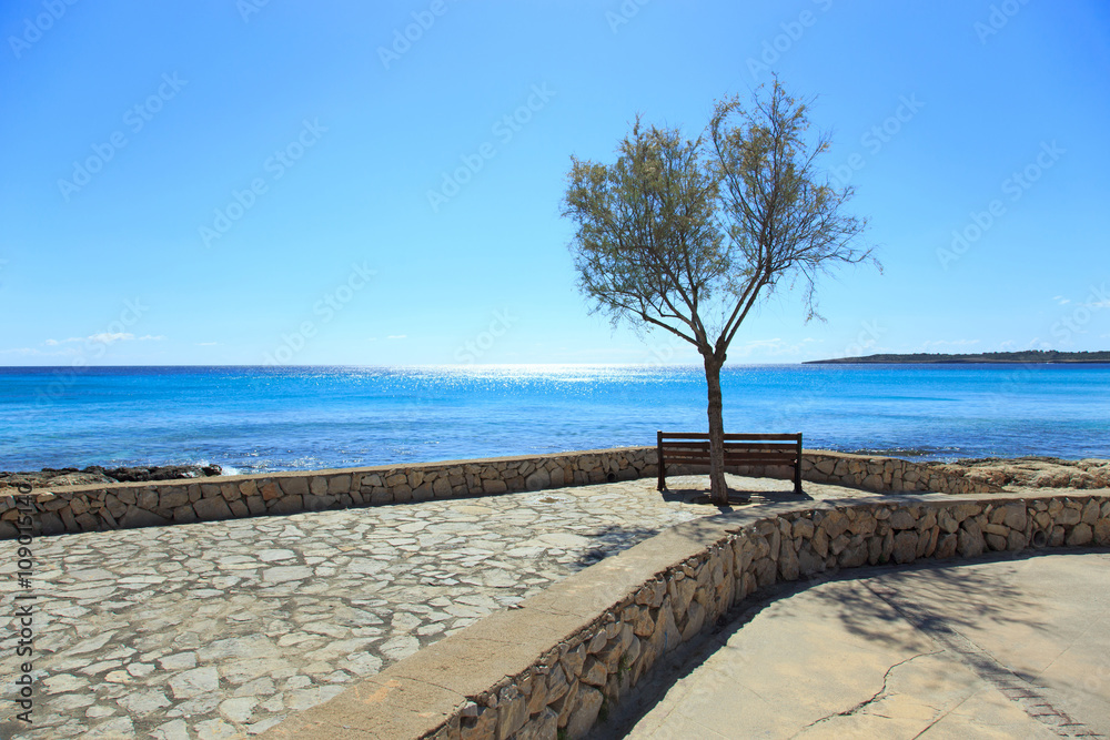 Fototapeta premium Meerblick, Mallorca, Cala Millor