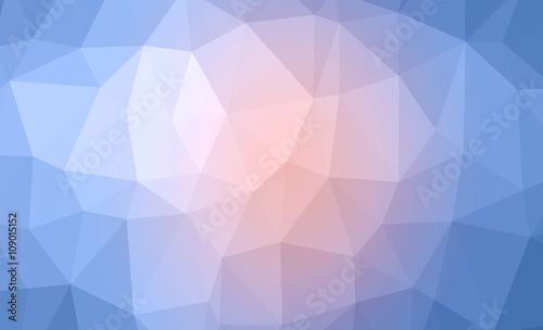 Canvas Print abstract trianglify background