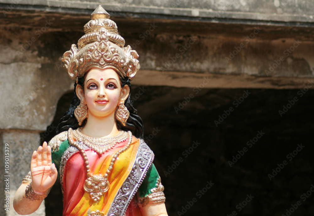 Idol of hindu goddess sita