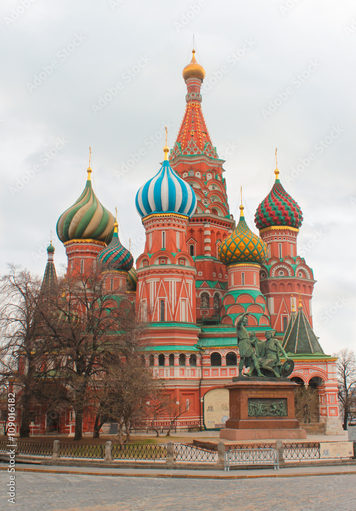 St. Basil Cathedral, Red Square, Moscow, Russia