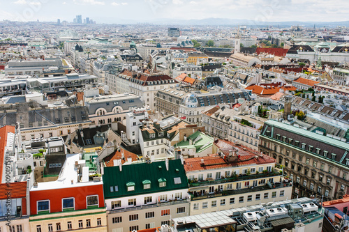 Panoramic view of Vienna, Austria