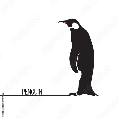 Stylized penguin icon