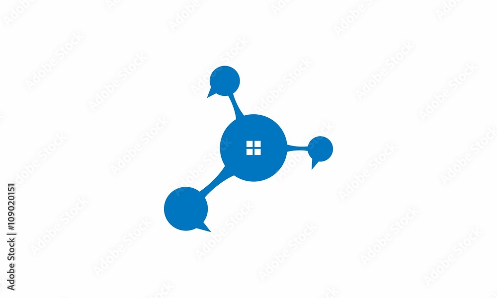 technology connection home icon logo technology connection home icon logo