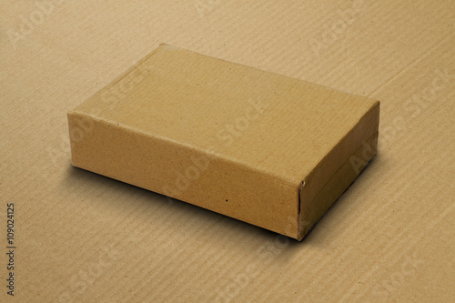 Corrugated Card Board Box / Carton for Mockup
