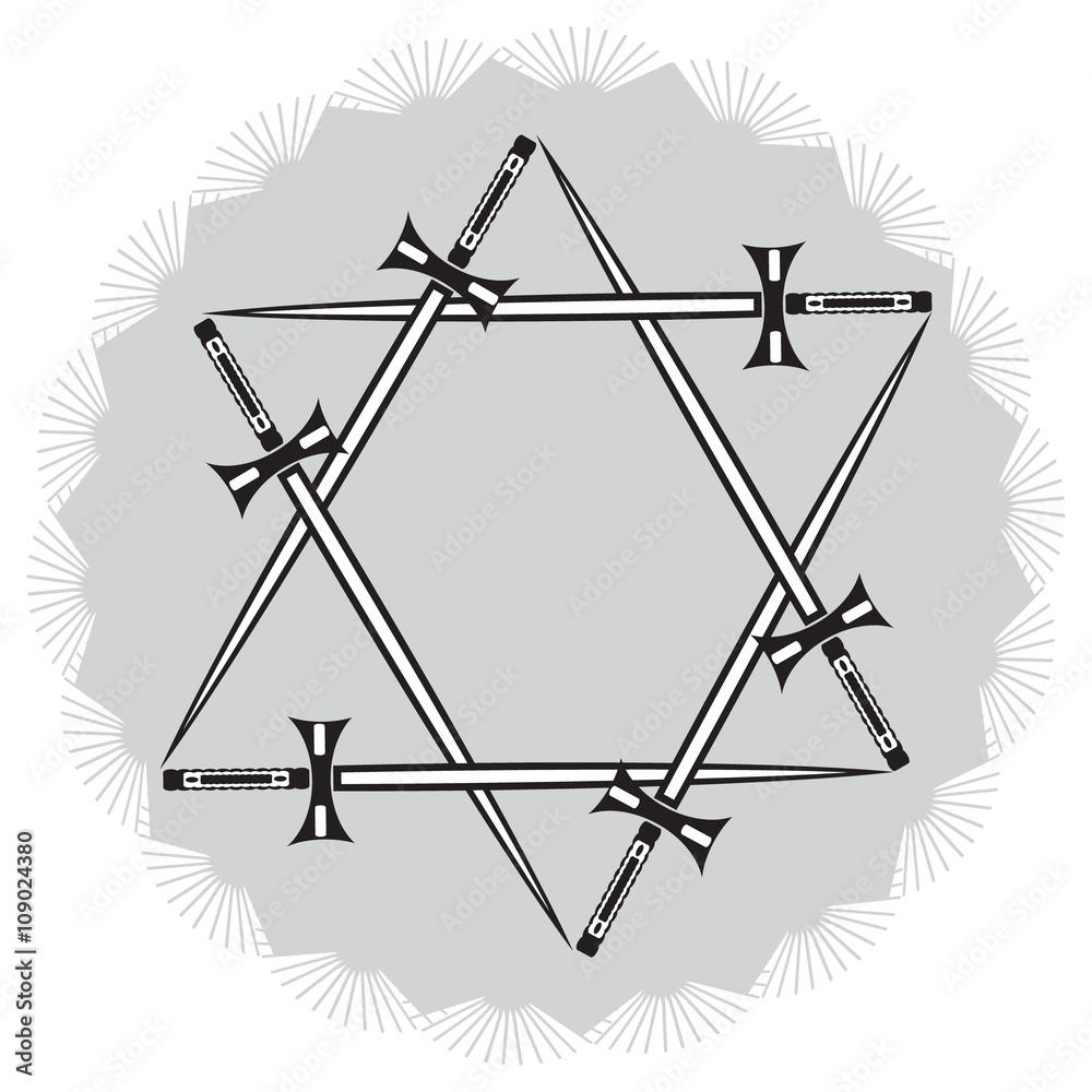vector image of signs of swords vector image of signs of swords