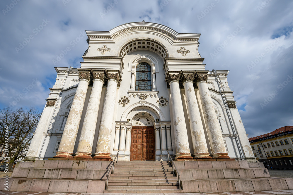  St. Michael the Archangel's Church or the Garrison Church in Kaunas, Lithuania