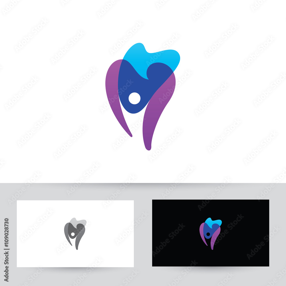 Abstract Dental Logo Abstract Dental Logo