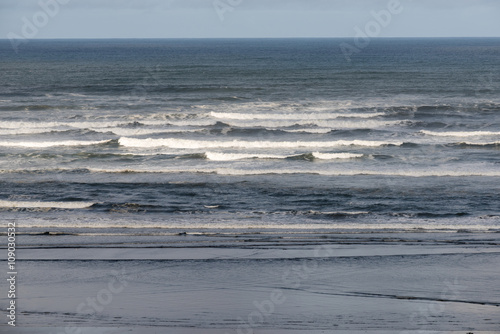 Low tide on the Washington state coast