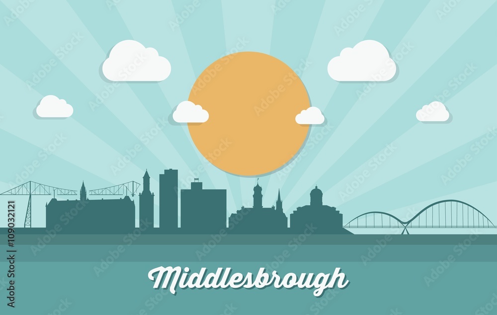 Middlesbrough skyline