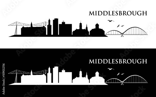 Middlesbrough skyline photo