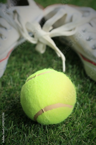 tennis and white sneakers