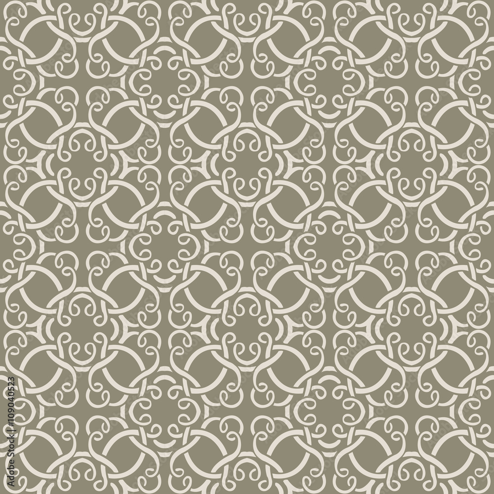 Seamless background image of curve spiral cross frame line Seamless background image of curve spiral cross frame line