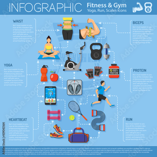 Fitness and Gym Infographics