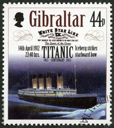 GIBRALTAR - 2012: shows Iceberg strikes starboard bow