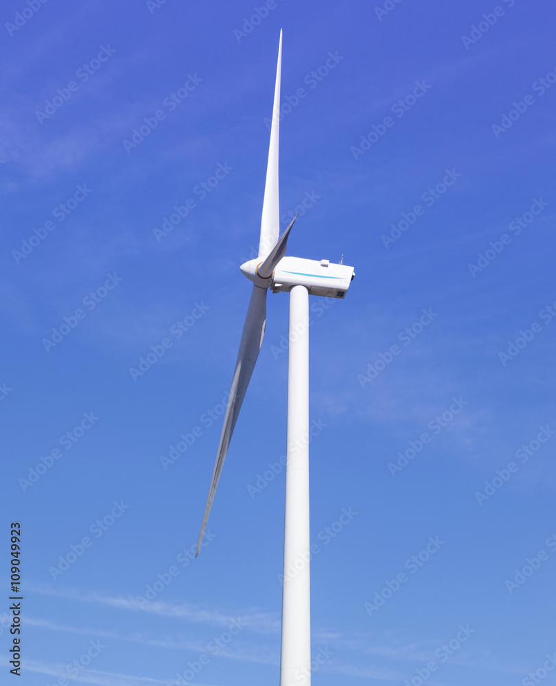 Windmill on blue sky Windmill on blue sky