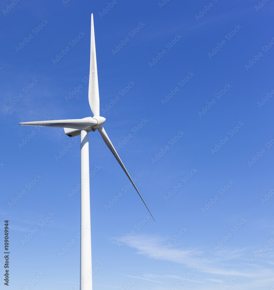 Windmill on blue sky Windmill on blue sky