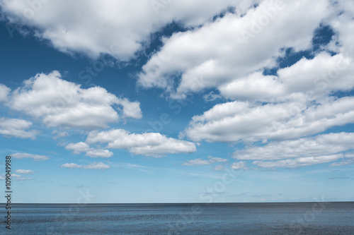 Blue Baltic sea.