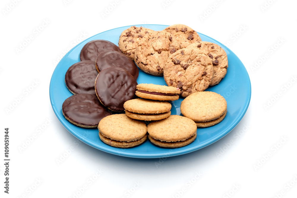 Cookies on plate Cookies on plate