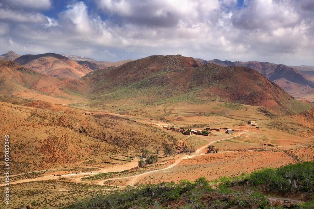 Socotra Island - inland hills and mountains Socotra Island - inland hills and mountains