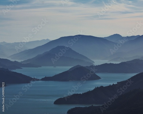 Evening in the Marlborough Sounds photo