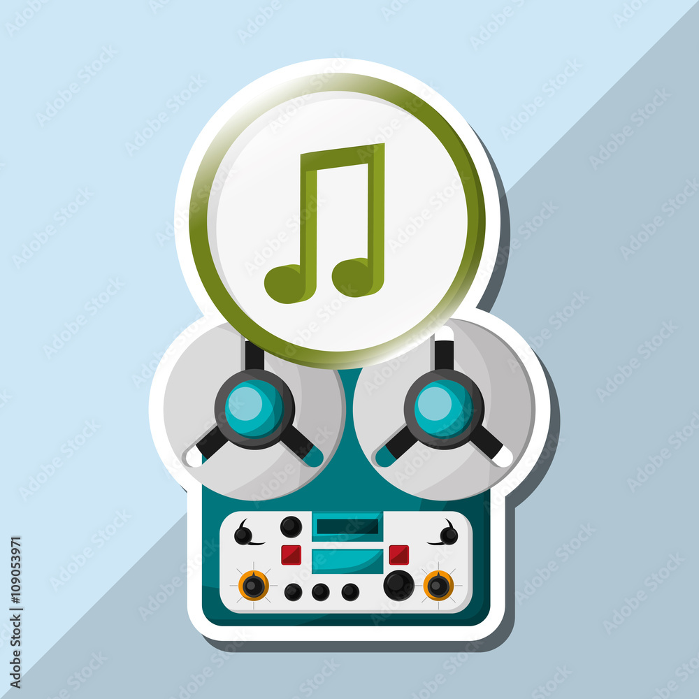 music illustration design, editable vector music illustration design, editable vector