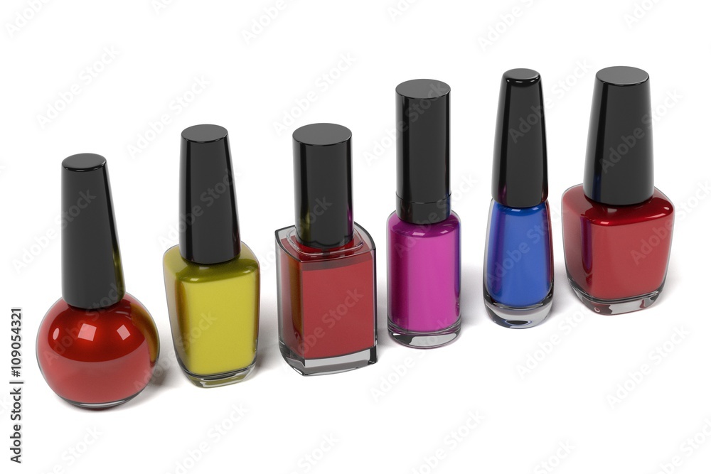 3d renderings of nail polishes 3d renderings of nail polishes