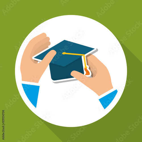 Flat illustration of Back to School design 